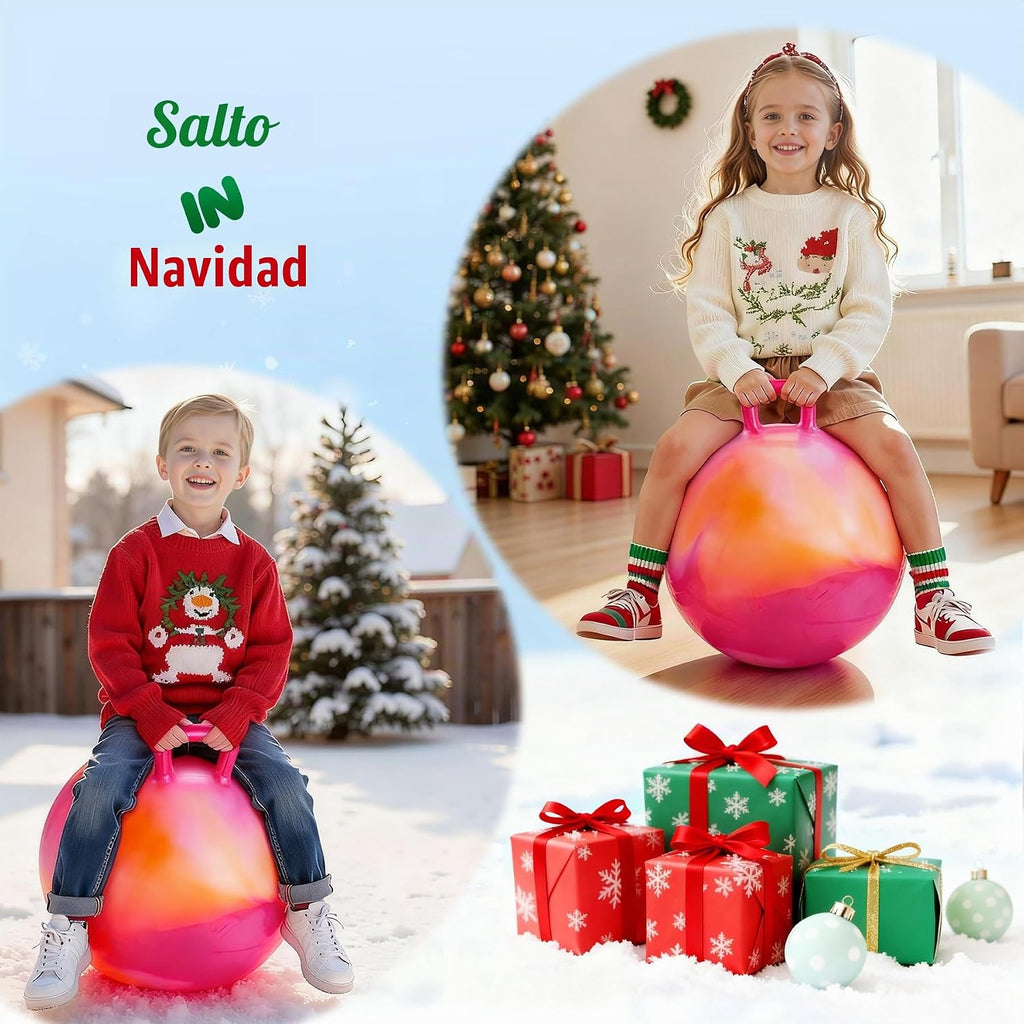 Clouds Hopper Ball forkids 6-12 | 20 en Bouncy Ball con Handle