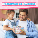AEROQUEST Juguetes de unicornio para niñas, auto a control remoto p...