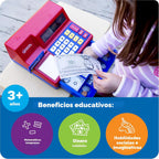 Juguete de registro de calculadora de simulación y juego de recursos de aprendizaje