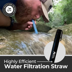 Sierra Madre Caña de agua pura – Filtro de purificación de agua de 264 galones para mochileros, camping, senderismo, viajes - Perfecto para equipo y suministros de preparación y supervivencia