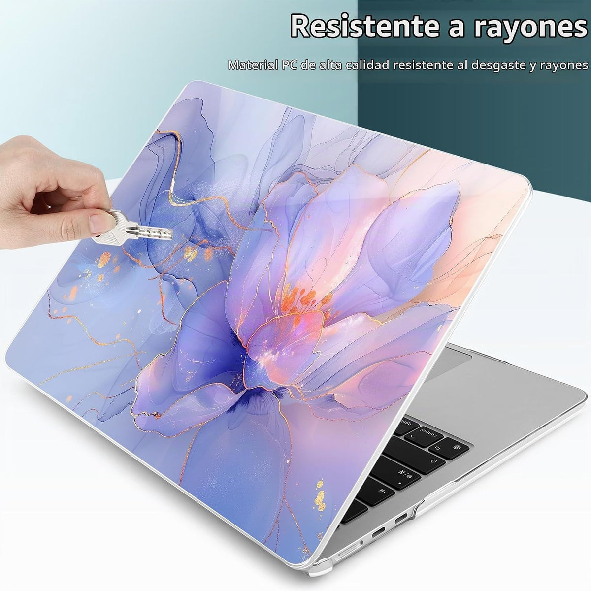 TWOLSKOO Funda para MacBook Air de 15 pulgadas 2026 2025 2024 2023...
