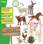 Schleich Farm World - Paquete de 10 Figuras de Animales de Granja - Niños 3+ | 77585