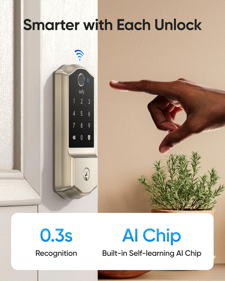eufy Security Smart Lock C220, cerradura de puerta de entrada sin l...