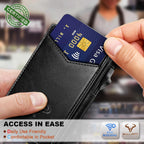 BULLIANT Billetera magnética de metal con clip para dinero, 9 tarje...