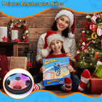 Balón de fútbol LED Hover, juego de fútbol flotante con 2 porterías, juego de fútbol interior para niños y niñas, regalos de cumpleaños para niños pequeños, juguetes regalos para edades de 3 a 12 años