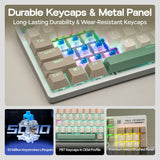 MechLands Aula S500 Teclado para juegos con cable, teclado mecánico...