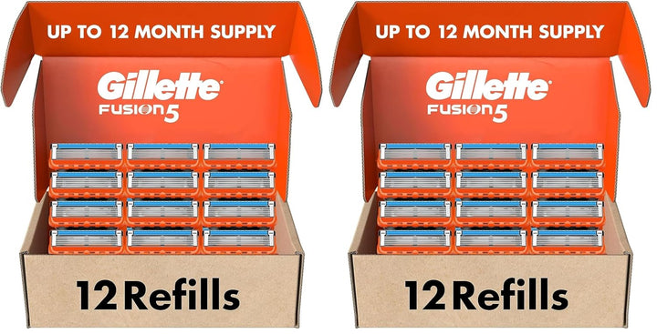 Gillette Fusion5 - Recambios de cuchilla de afeitar para hombre, Lu...