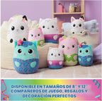 Gabby's Dollhouse - Juguete de peluche oficial de Pandy Paws de 12 pulgadas
