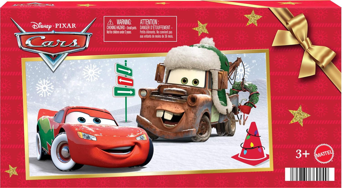 Mattel Disney and Pixar Cars - Paquete de 5 con temática invernal