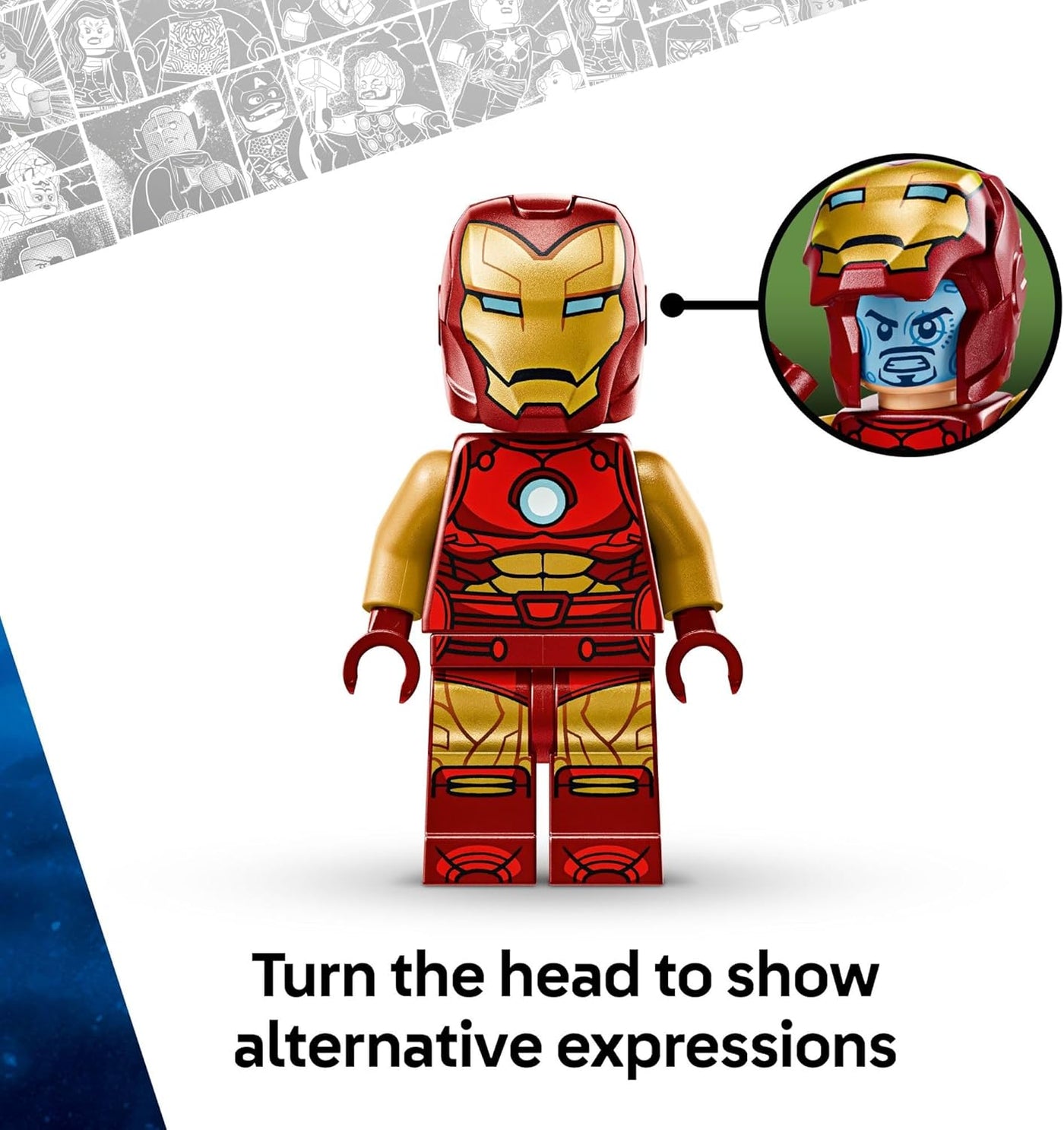 LEGO Marvel Iron Man Mech vs Ultron - Juego de juguetes de