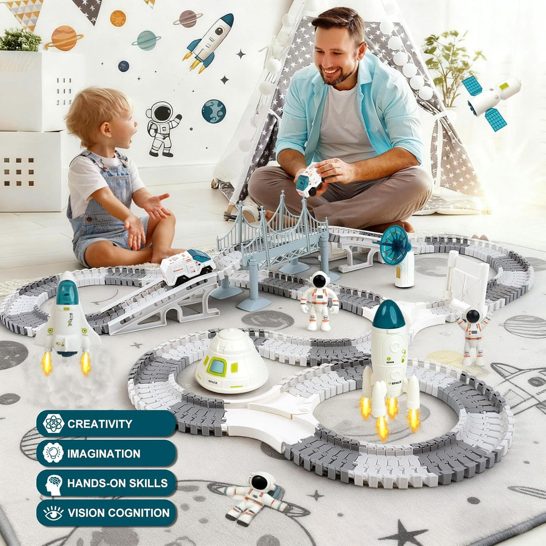 ToyFuntasy Juego de pista de carreras para niños, el mejor regalo d...