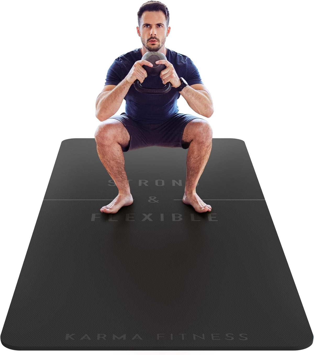 Esterilla de entrenamiento grande – Tapete de ejercicio extra grueso de