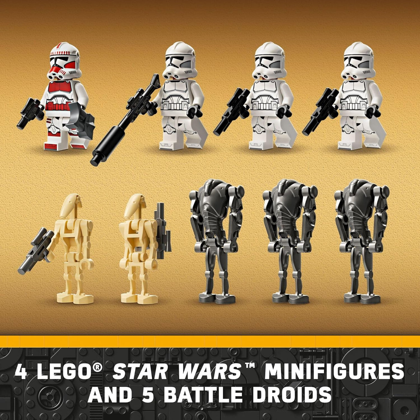 LEGO Star Wars 75372 - Paquete de batalla de soldado clon