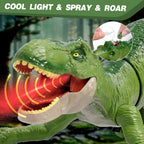 Sunrad Juguetes de dinosaurio con control remoto para niños de 3-5, 4-7, 8, Verde