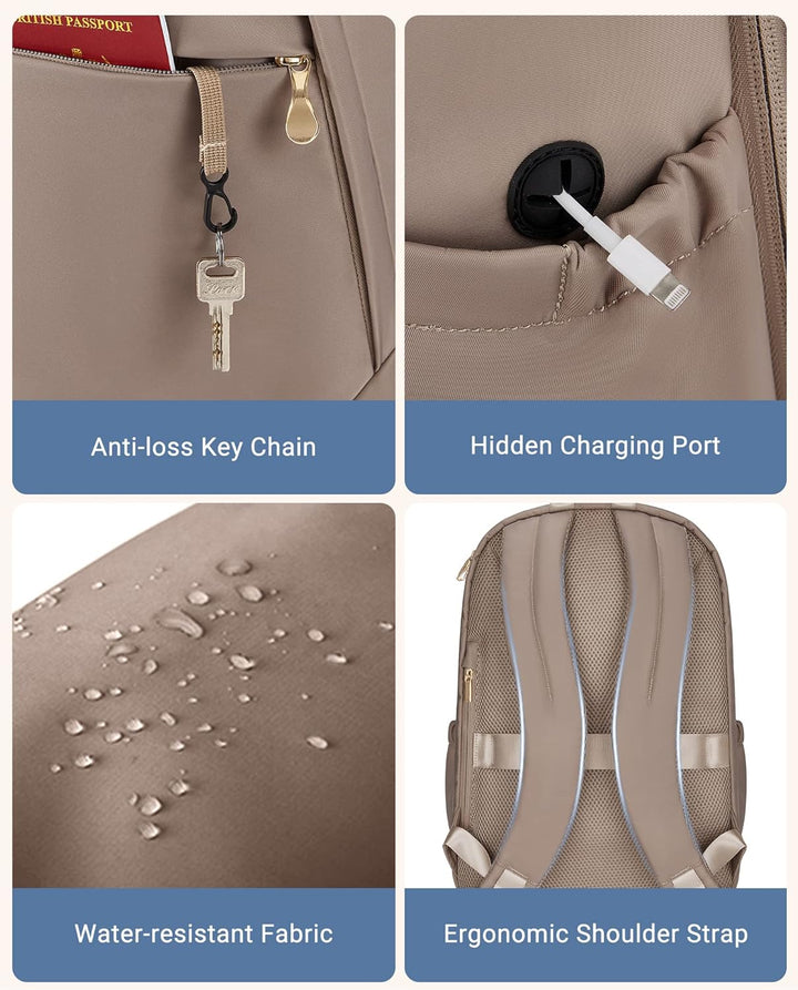 Mochila para laptop LIGHT FLIGHT, mochila para laptop para mujer, b...