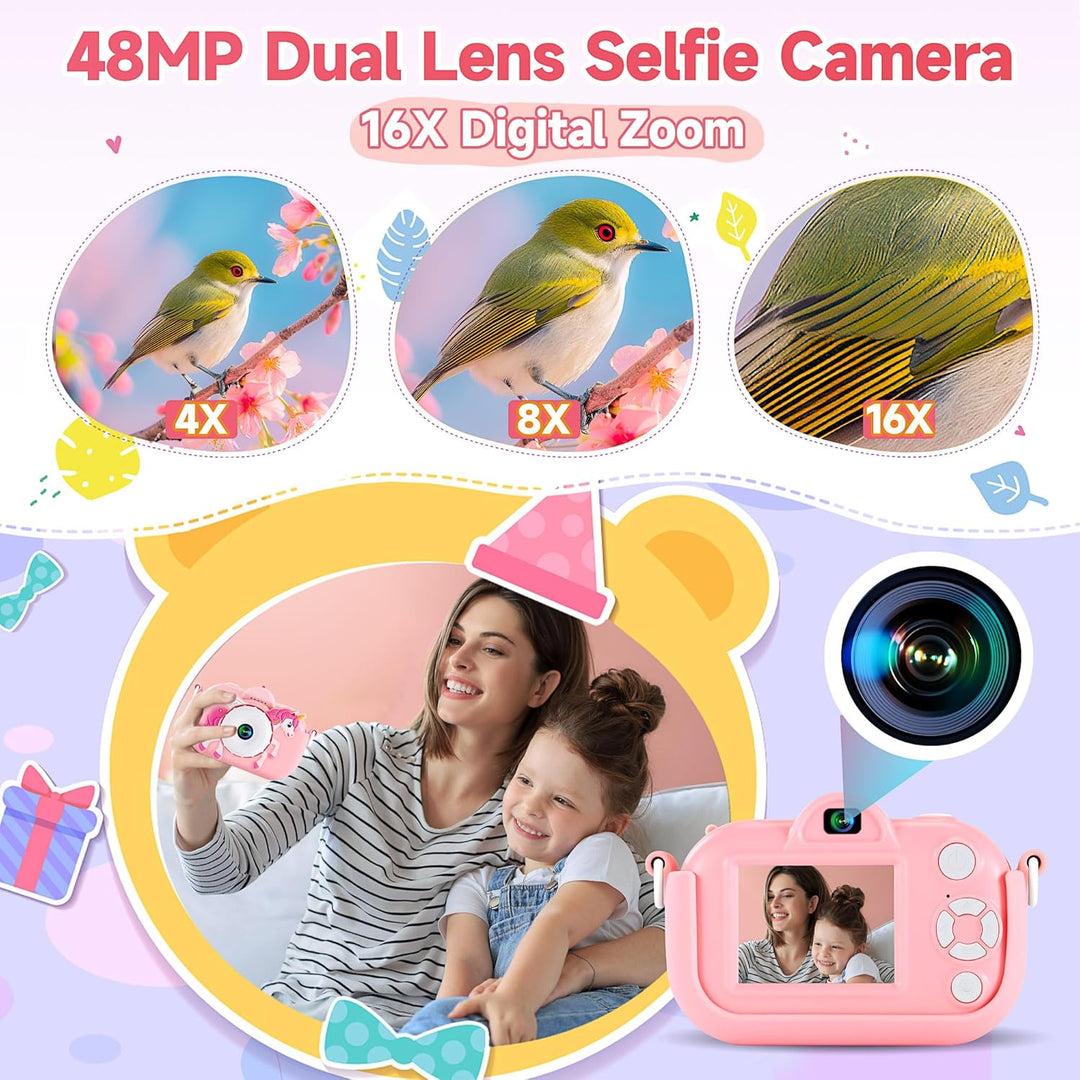 Juguetes de cámara para niños para niñas de 3, 4, 5, 6, 7, 8, 9 año...