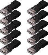 PNY Unidad flash USB 2.0 Attaché 3 de 16 GB, color negro (paquete d...