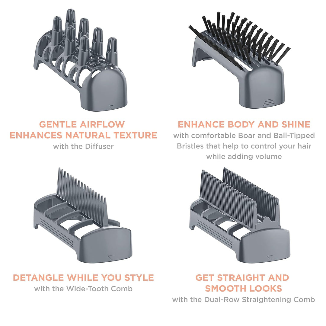 Conair INFINITIPRO - Secadora de cabello para peinar 4 en