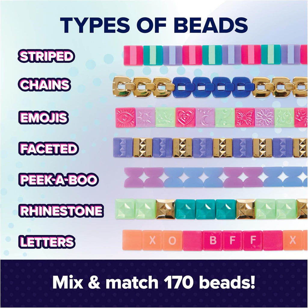 Cool Maker, PopStyle Kit de fabricación de pulseras con 170 cuentas, Make