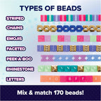 Cool Maker, PopStyle Kit de fabricación de pulseras con 170 cuentas, Make