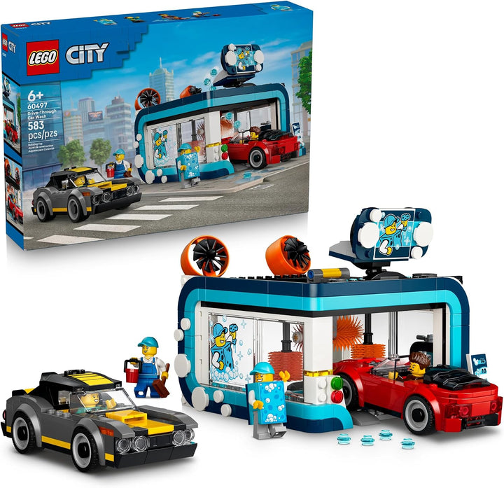LEGO City Lavado de autos desde el auto 60497 | Juguetes de constru...