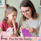 Kit de costura de flores de origami y unicornio para bolsos, juego de artes creativas y manualidades para niños a partir de 6 años, incluye 100 hojas de origami, accesorios decorativos