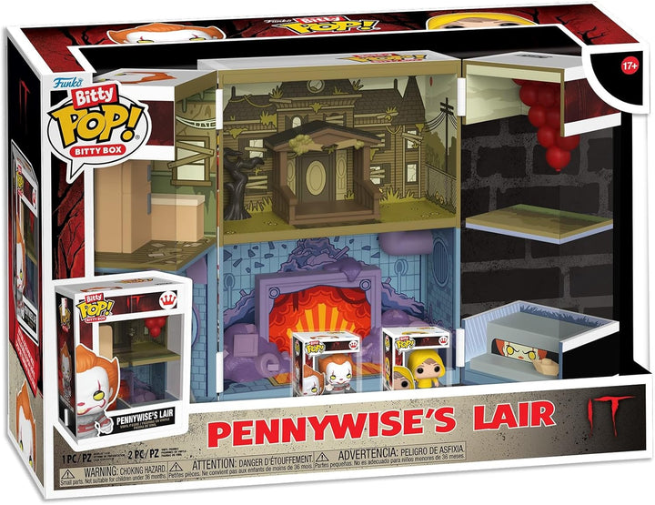 Funko Bitty Pop! Bitty Boxes: IT - Funhouse Playset con 2 mini figu...