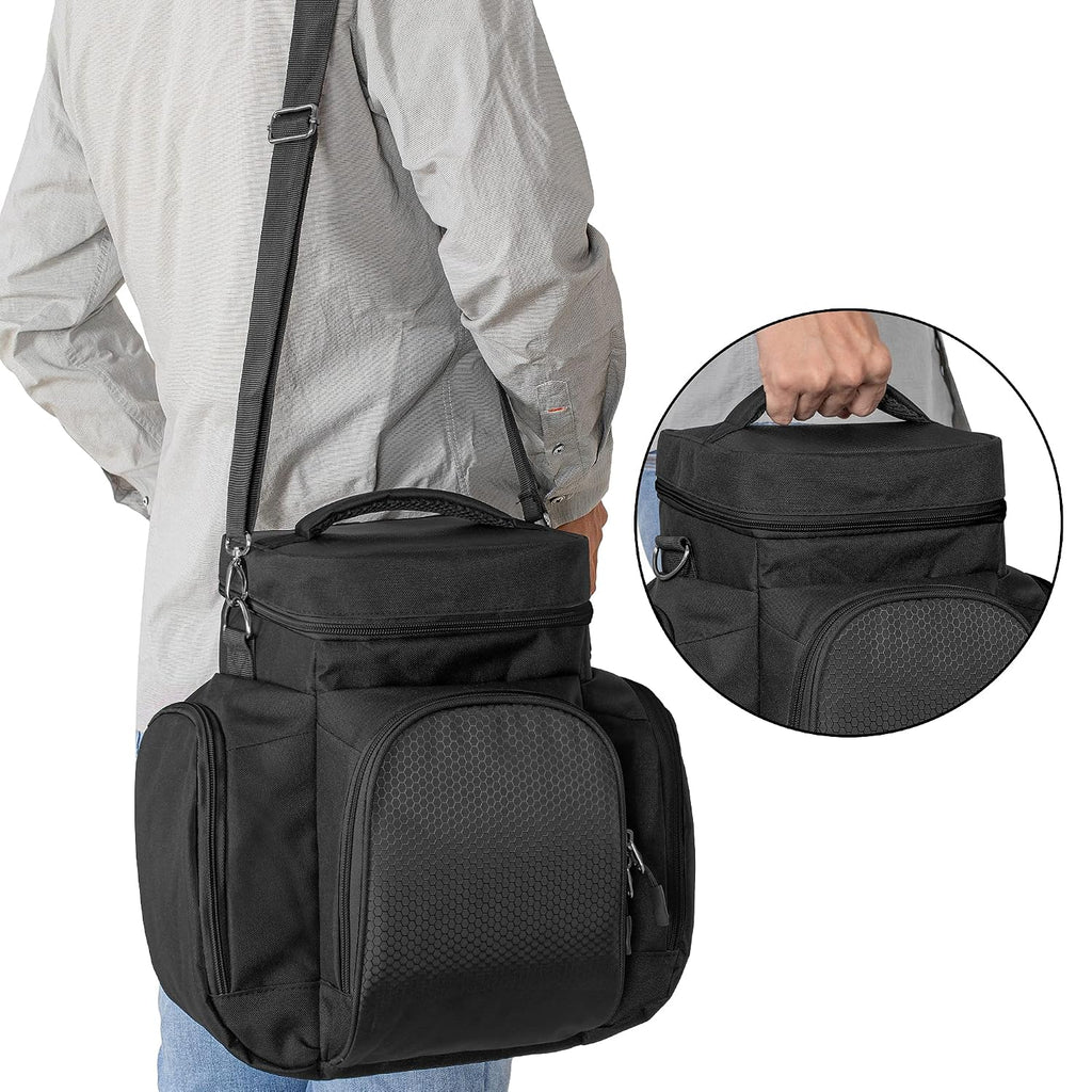 Trunab - Funda de transporte compatible con Xbox Series X, bolsa de juegos de viaje, color negro