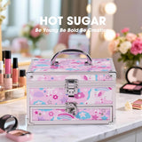 Hot Sugar Kit de maquillaje para adolescentes con estuche de tren r...