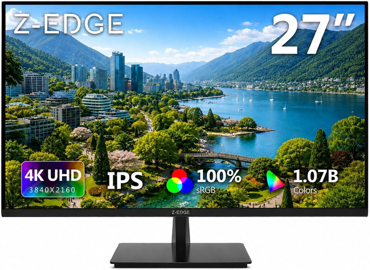 Z-Edge U27P4K - Monitor de 27 pulgadas 4K IPS Ultra HD 3840x2160, t...