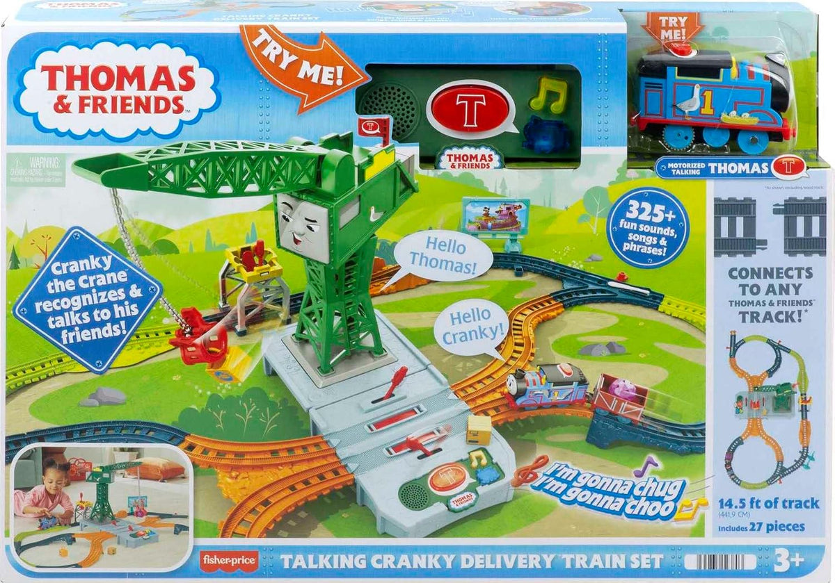 Thomas & Friends Juego de tren de juguete motorizado con sonido y frases para niños a partir de 3 años