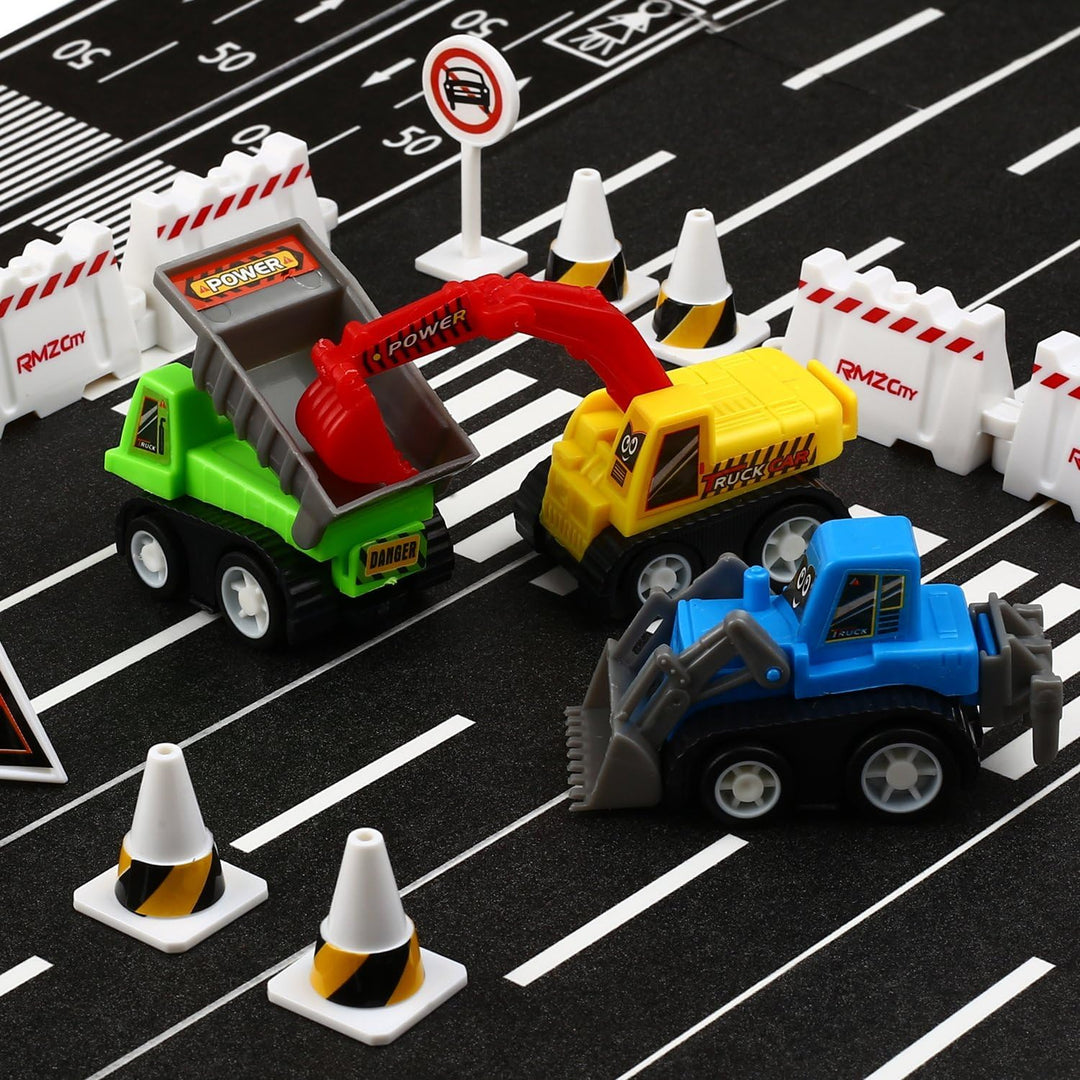Pull Back Car - juego de 12 piezas de juguete para mini