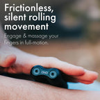 ONO Roller - Juguete antiestrés de mano para adultos | Ayuda a aliviar el estrés, la ansiedad y la tensión | Promueve el enfoque, la claridad | Diseño compacto y portátil (negro, tamaño junior