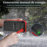 kigoker Banco de energía solar de 66800 mAh con manivela de mano in...