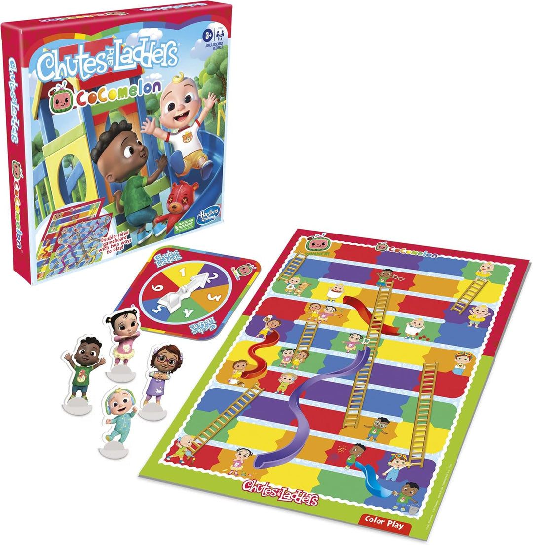 Hasbro Gaming Chutes and Ladders CoComelon Juego de mesa