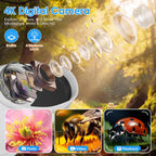 Microscopio digital portátil 4K 1000X para niños con pantalla IPS de 2.0