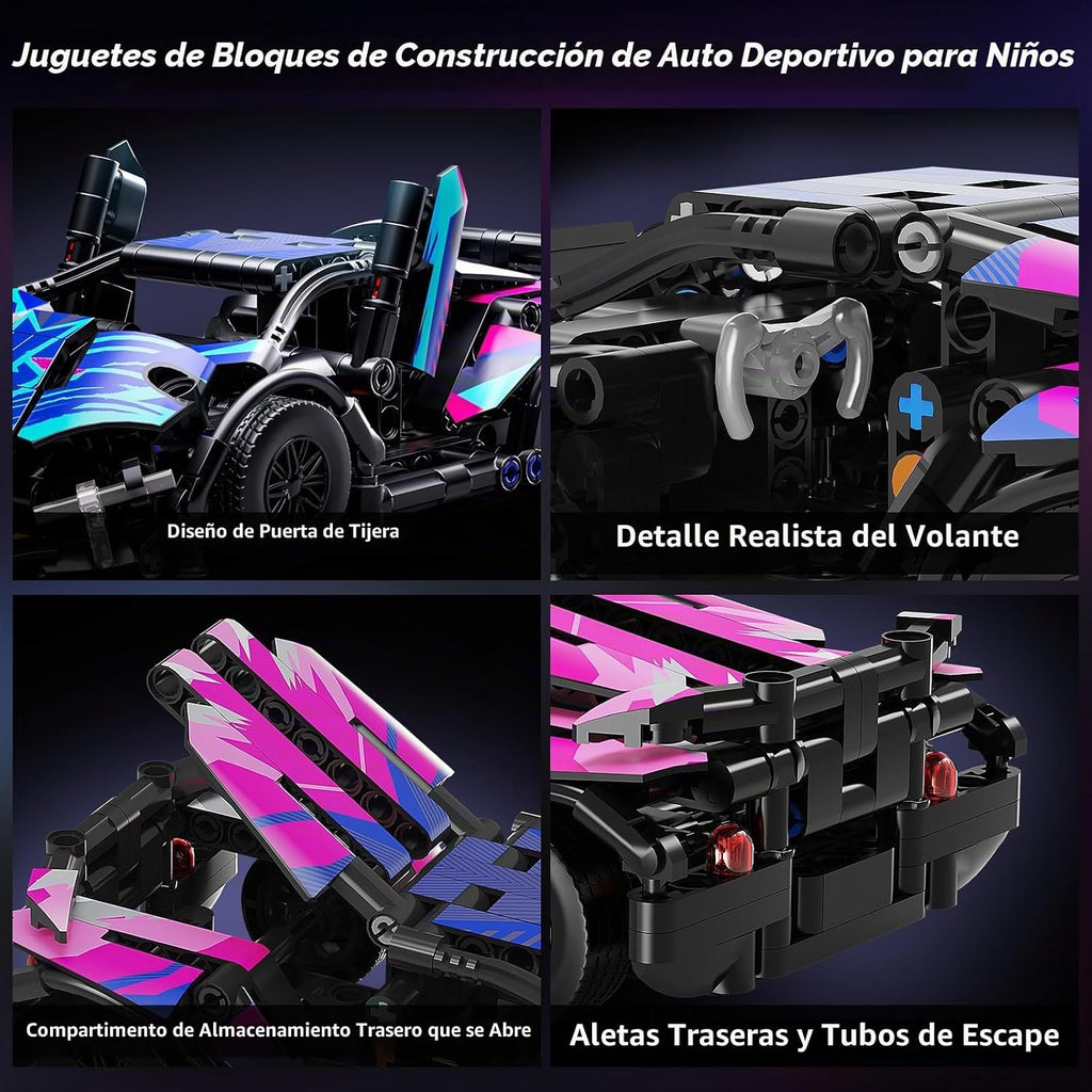Juegos de coches de carreras de estilo cibernético para adultos