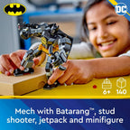 LEGO DC Batman: Armadura Mech de Batman Juguete Superhéroe, figura de acción