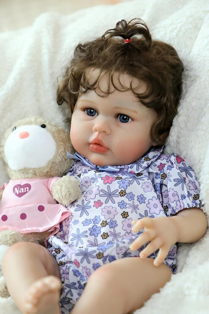 SCOM Muñecas Reborn Reallife para Niñas con Accesorios - Muñeca de...