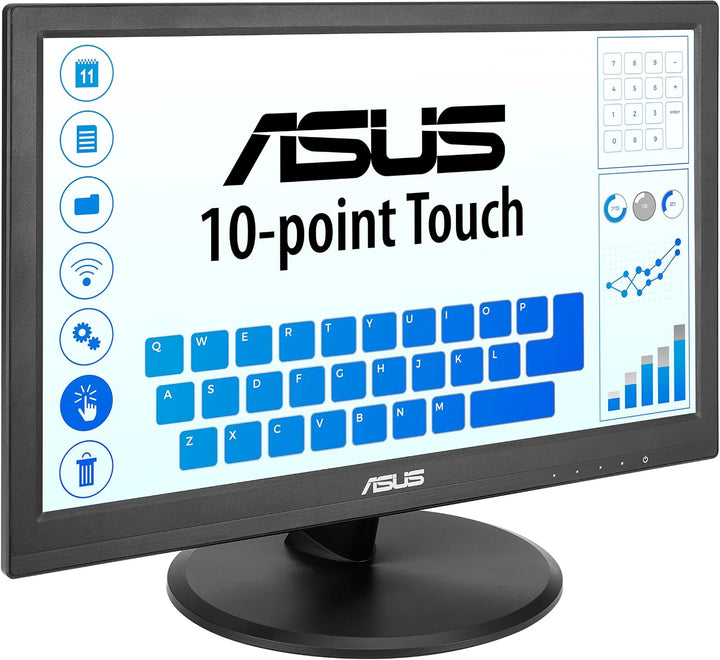 ASUS Monitor táctil 1080P de 15.6 pulgadas (VT169HE) - Full HD, pan...