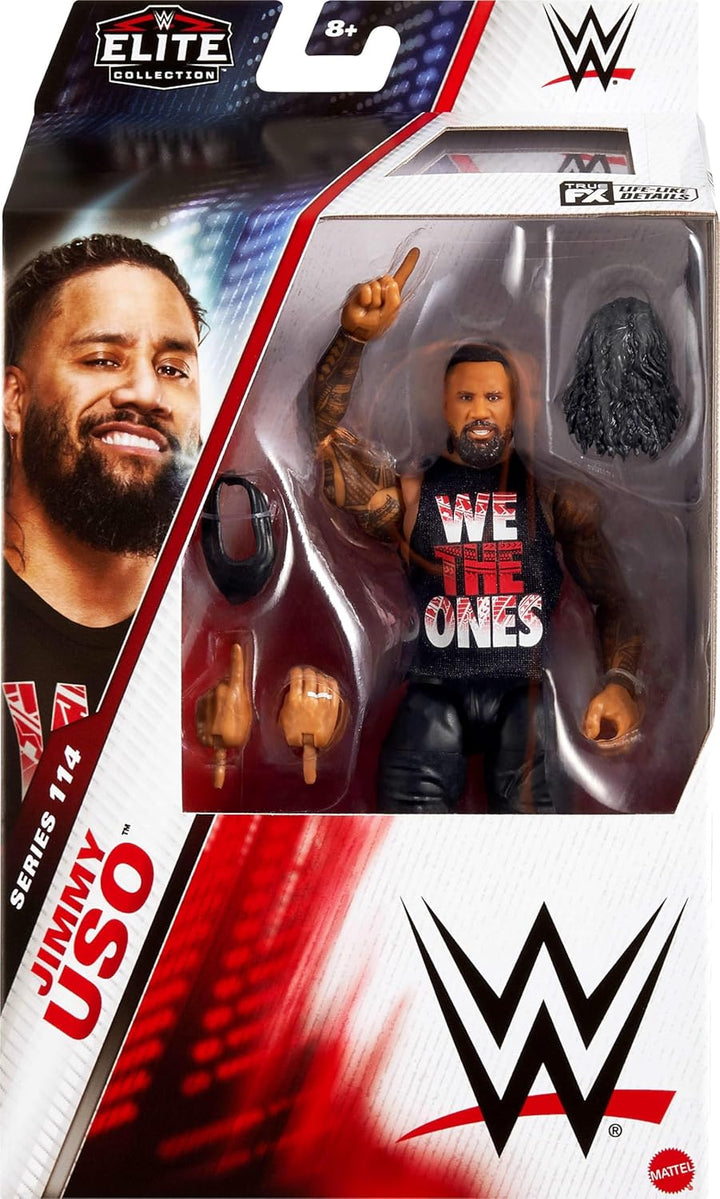 Mattel WWE Elite - Figura de acción y accesorios, serie #114 colecc...