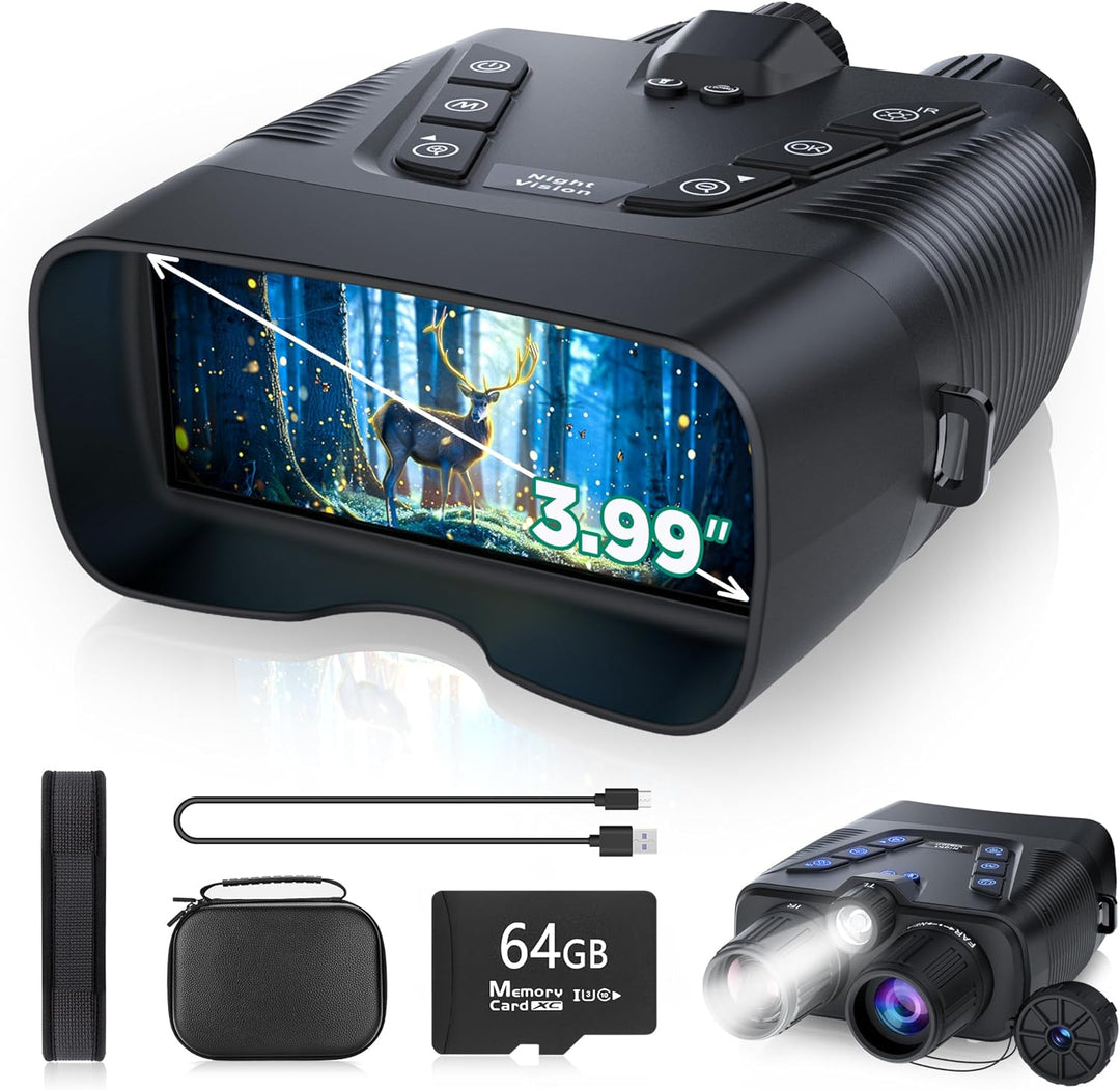 Gafas de visión nocturna binoculares de visión nocturna 4K