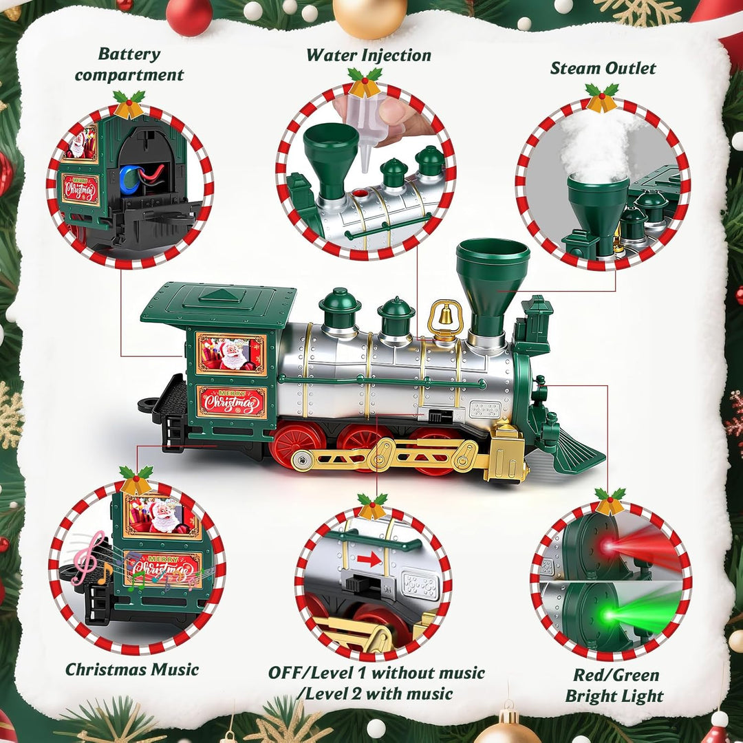 Juego de tren de Navidad