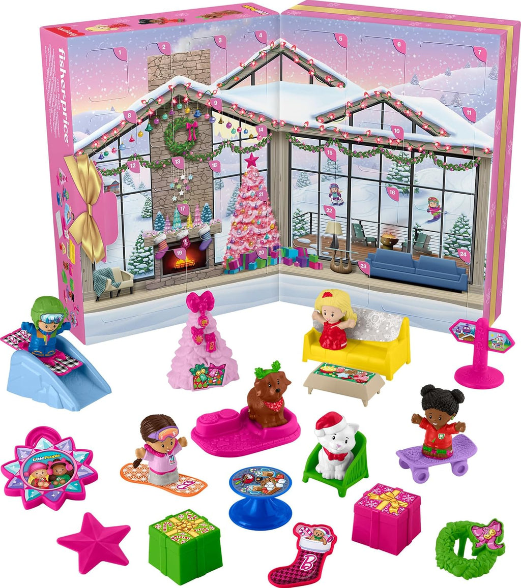 Fisher-Price Calendario de Adviento de Little People Barbie