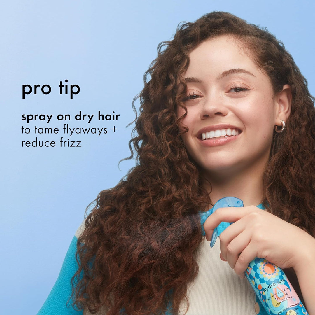 amika Hydro Rush Intense Moisture Leave-In Conditioner with Hyaluro...