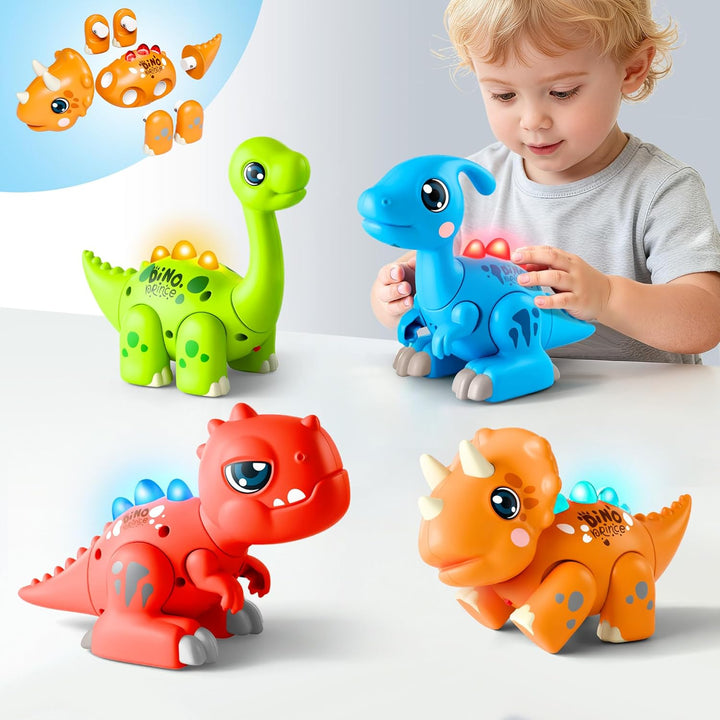 iPlay iLearn Juguete de dinosaurio de montaje para niños