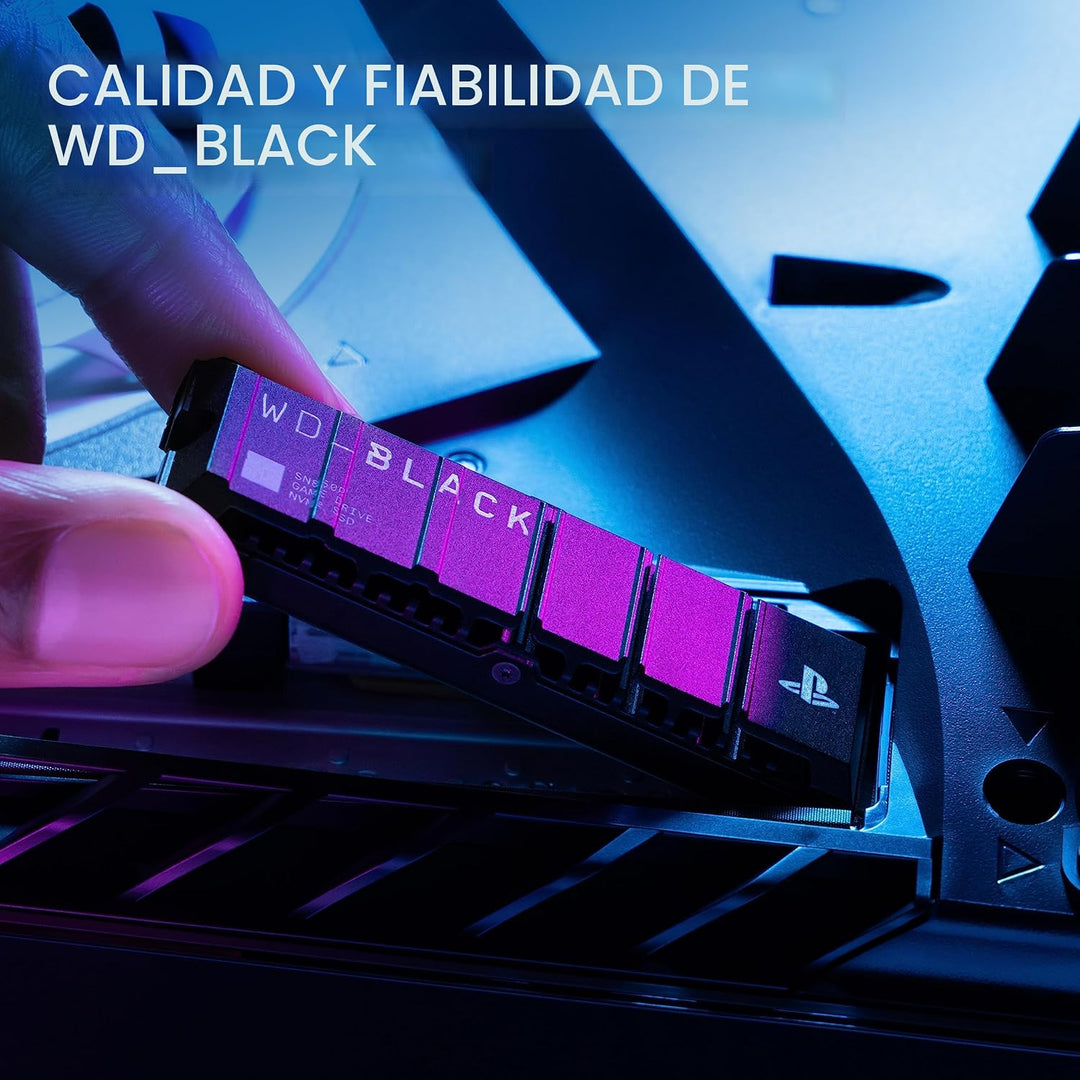 WD_BLACK 4TB SN850P NVMe M.2 SSD con licencia oficial de expansión...