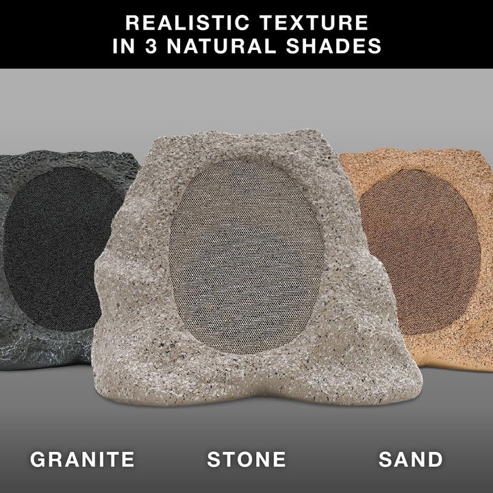 Victrola Rock Speaker Connect, Granite, Inalámbrico para Exteriores...