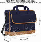 Taygeer Maletín para hombre, 15.6 pulgadas resistente al agua, bols...