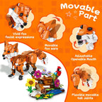 Juego de construcción de animales 3 en 1 para niños mayores de